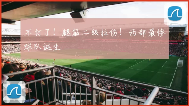 不打了！腿筋二级拉伤！西部最惨球队诞生